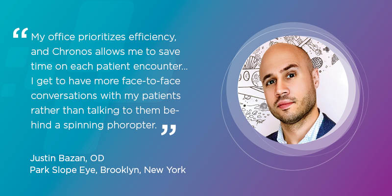 The Value of Adding Topcon Healthcare’s Chronos to Your Optometric Clinic